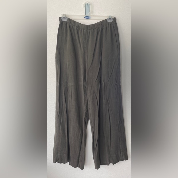 CJLA Green Linen Pants - Size S - Picture 1 of 2